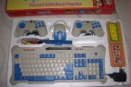 Mario 8 bit education computer keyboard game