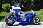 Elektrická motorka Chopper modrá