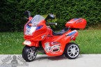 Elektrická motorka - L - červená