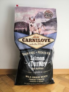 Granule Carnilove puppy Salmon and turkey