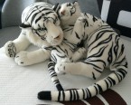 Biely tiger s mláďaťom