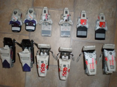 lyžiarske viazanie Tyrolia, Salomon, Marker a iné