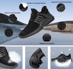 Športové priedušné topánky Zocavia Black, v. 46