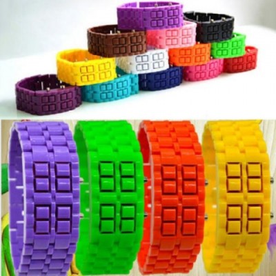 Japonské LED LAVA digitálne hodinky