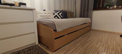 Postel 2x + rosty + matrace (4ks)