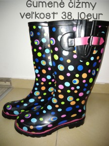 Predam gumene cižmicky