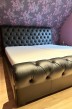Extraveľká kožená manželská posteľ