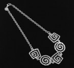 Retiazka v striebornom prevedení