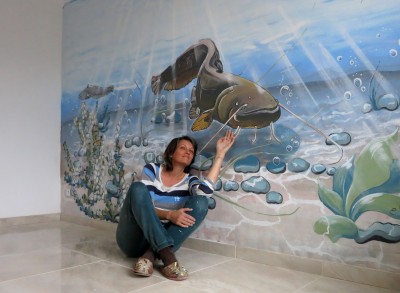 Umelecká maľba na stenu