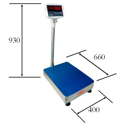Plošinová váha do 150 kg s overením na 2 roky