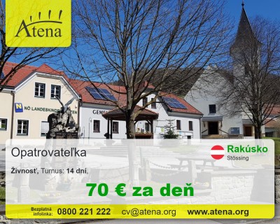 Opatrovatelka, opatrovatel, zdravotna asistentka