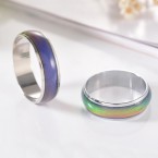 Prsteň meniaci farbu podľa nálady - bez motívu veľkosť 9