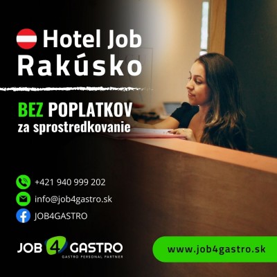 Serviceleitung + výpomoc na recepcii