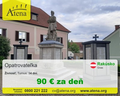 Opatrovatelka, opatrovatel, zdravotna asistentka