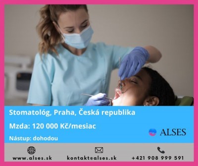 Stomatológ v modernej zubnej klinike, Praha
