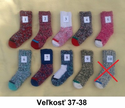 Ručne pletené ponožky