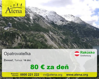 Opatrovatelka, opatrovatel, zdravotna asistentka