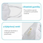 Respiratory KN95, FFP2   5 vrstvové