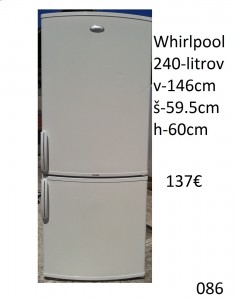 predám chladničku Whirlpool