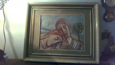 obraz ( Emil Paulovič 1982 - Snúbenci )...