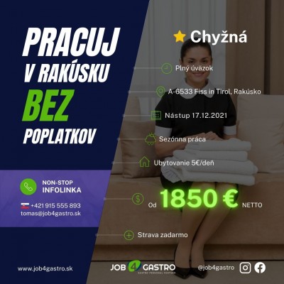 ZIMNÁ SEZÓNA: Chyžná (muž/žena)