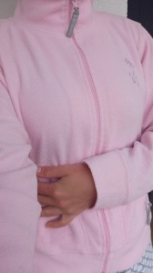 Teplá plišová mikina S