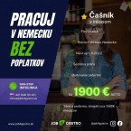 LETNÁ SEZÓNA: 2x Čašník s inkasom