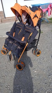 Lacno predám detský dvoj kočík