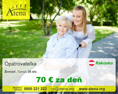 Praca pre opatrovatelky a opatrovatelov