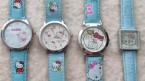 Hello Kitty hodinky v modrej farbe - POSLEDNÉ KUSY