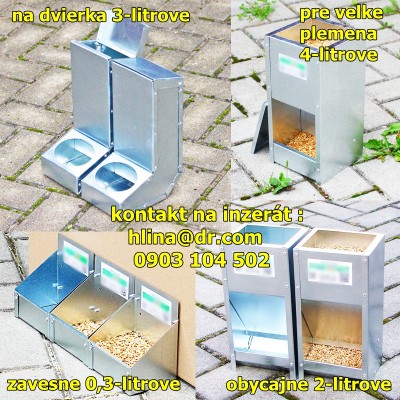 Krmitko pre zajace kraliky do kralikaren (zajaca)