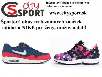 Športová obuv pre ženy, mužov a deti v online obchode CitySport