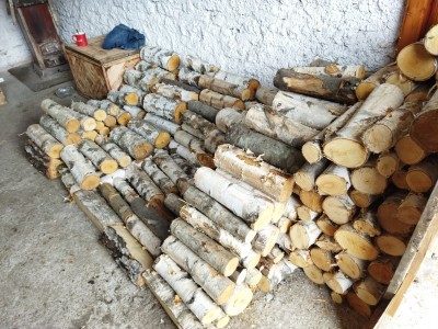 Štiepané palivové drevo Breza