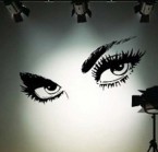 Štýlová nálepka na stenu - OČI