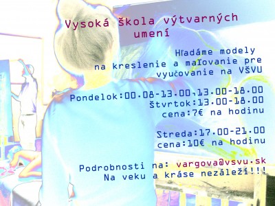Modely na kresbu a maľbu pre VŠVU v BA