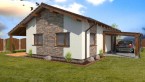 3 izbový nízkoenergetický bungalov na kľúč