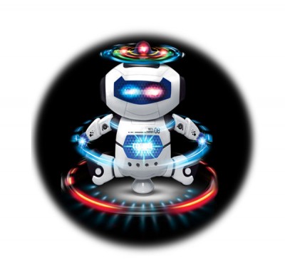 Tancujúci robot svetlo zvuk