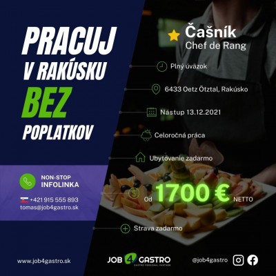 CELOROČKA: Čašník Chef de Rang