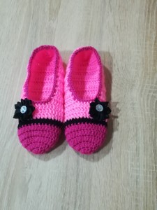 Háčkované papučky 117
