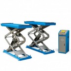 Zapustený nožnicový zdvihák, 3.5t