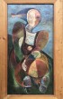 Olejomaľba na plátne s názvom Chlapec s loptou