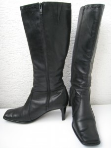 ČIŽMY čierna koža veľ.40