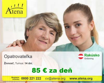 Opatrovatelka, opatrovatel, zdravotna asistentka
