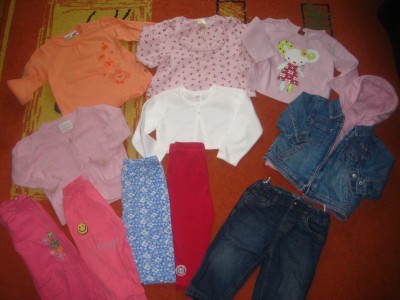 dievčenský balik veľ..9-12m