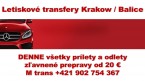 Krakow a Katowice doprava na letiska