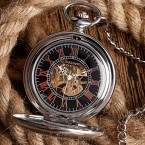 Mechanické hodiny retro - jeleň