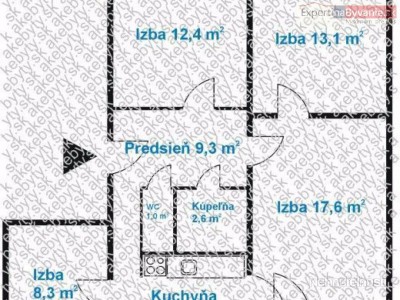 4 izb byt Dolné Hony Ba II