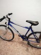 Modrý horský bicykel