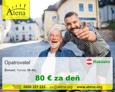 Opatrovatelka, opatrovatel, zdravotna asistentka