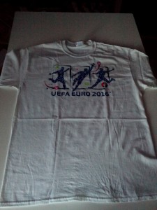 Predám pánske tričko Majstrovstvá Európy Veľkosť:L